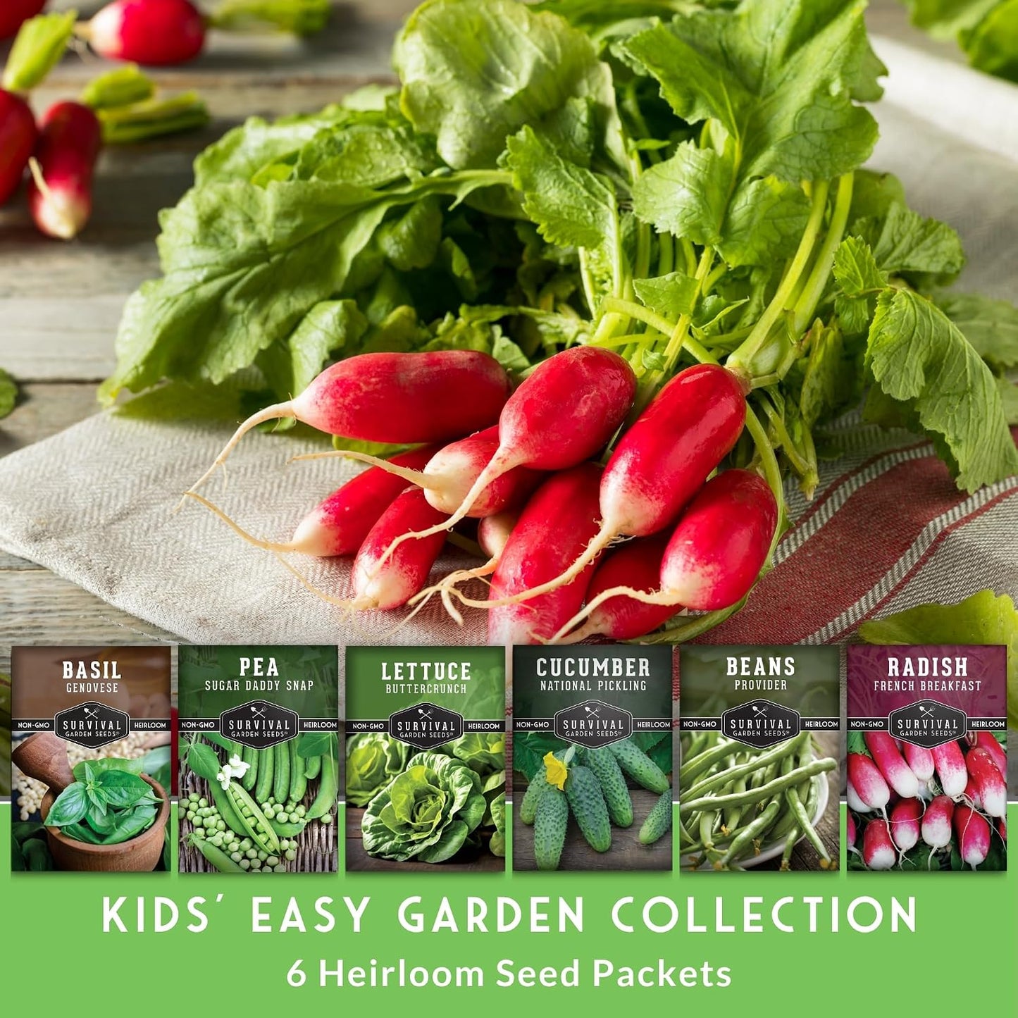 Colección Easy Garden semillas para niños sin OMG