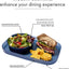 Plato de sopa y sándwich Madesmart de silicona apilable para microondas