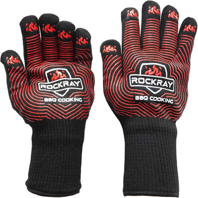 Guantes silicona antideslizantes horno parrilla 13pulg negro