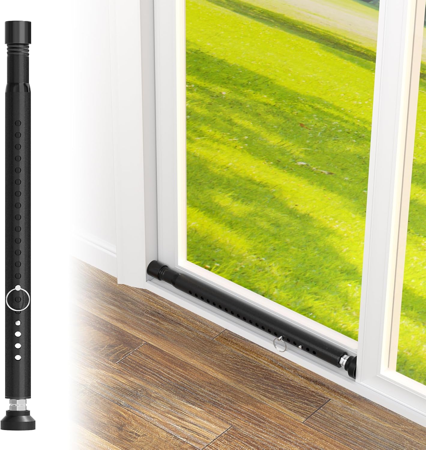 Barra seguridad puerta corredera ajustable 17-50pulg