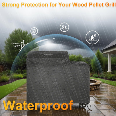Cubierta parrilla pellets 600D resistente agua Traeger Woodridge