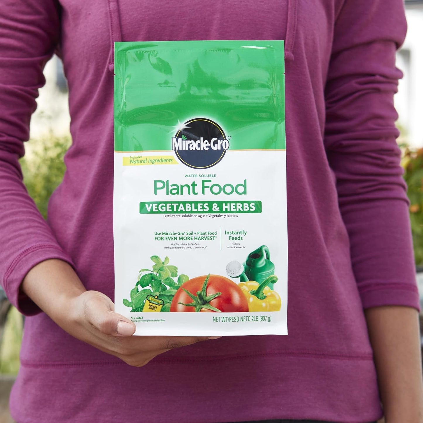 Alimento vegetal soluble agua 2lb para verduras y hierbas