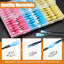 Kit 100 conectores termorretráctiles AWG 22-10 amarillo rojo azul