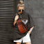 Bolso bandolera cuero mujer con bolsillos riñonera viaje