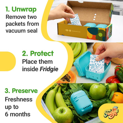 Absorbedor gas etileno para frutas y verduras 6 meses