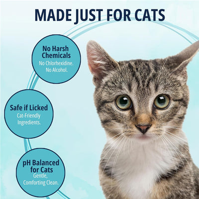 Toallitas para limpiar oídos de gato suaves y seguras