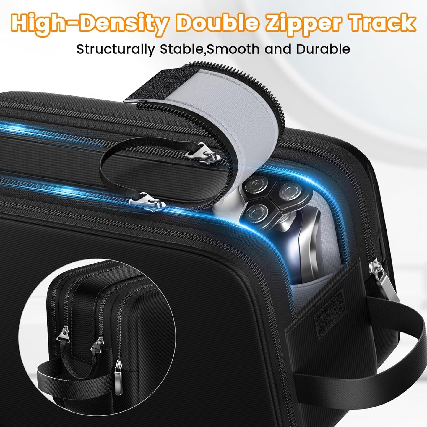 Neceser hombre resistente agua bolsa viaje ducha táctica