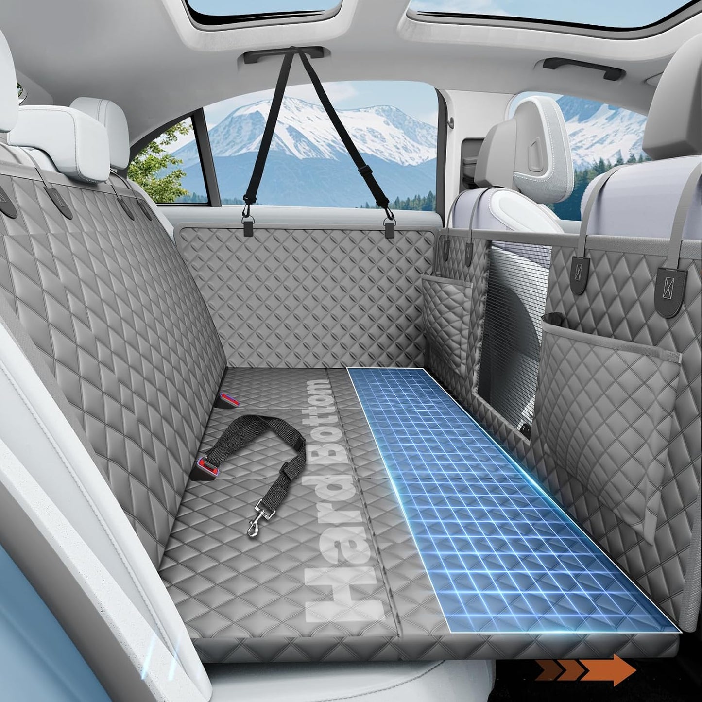 Funda asiento perro SUV impermeable con ventana