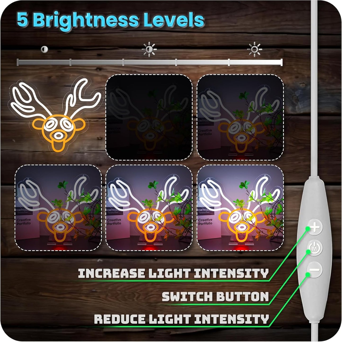 Letrero Neón LED Juego Decoración Pared Regalo Adolescentes