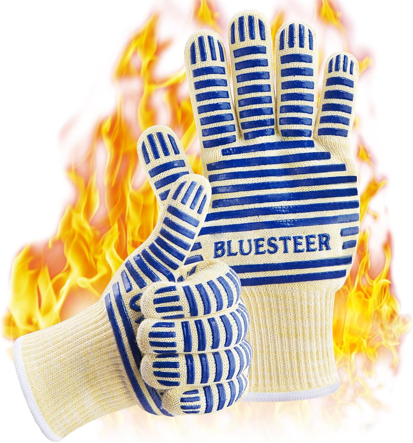 Guantes silicona antideslizantes para horno parrilla 540grados