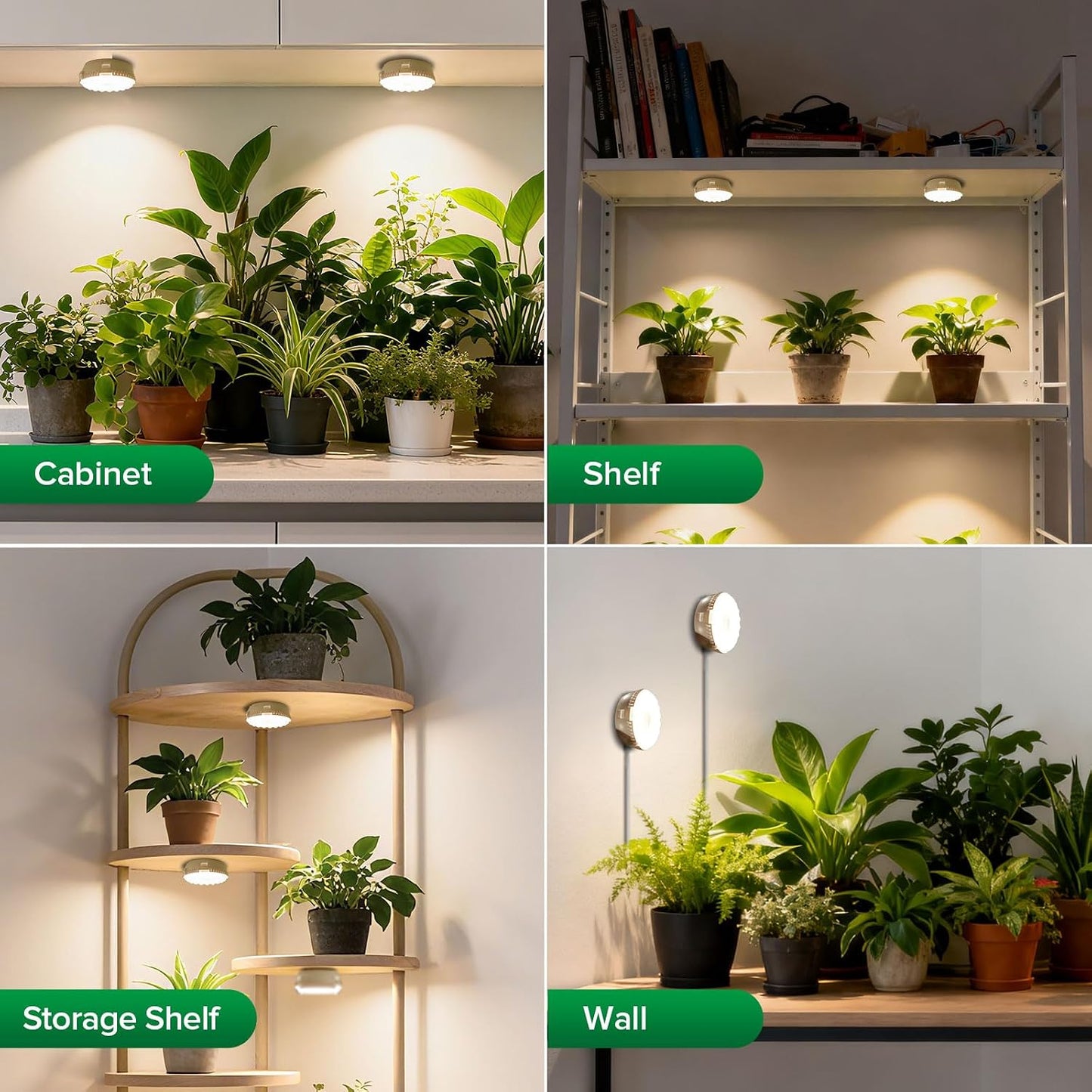 Luces cultivo interior espectro completo pack 2 discos 150w