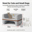 Sofá cama para gatos 23.62pulg 2 niveles reversible lavable