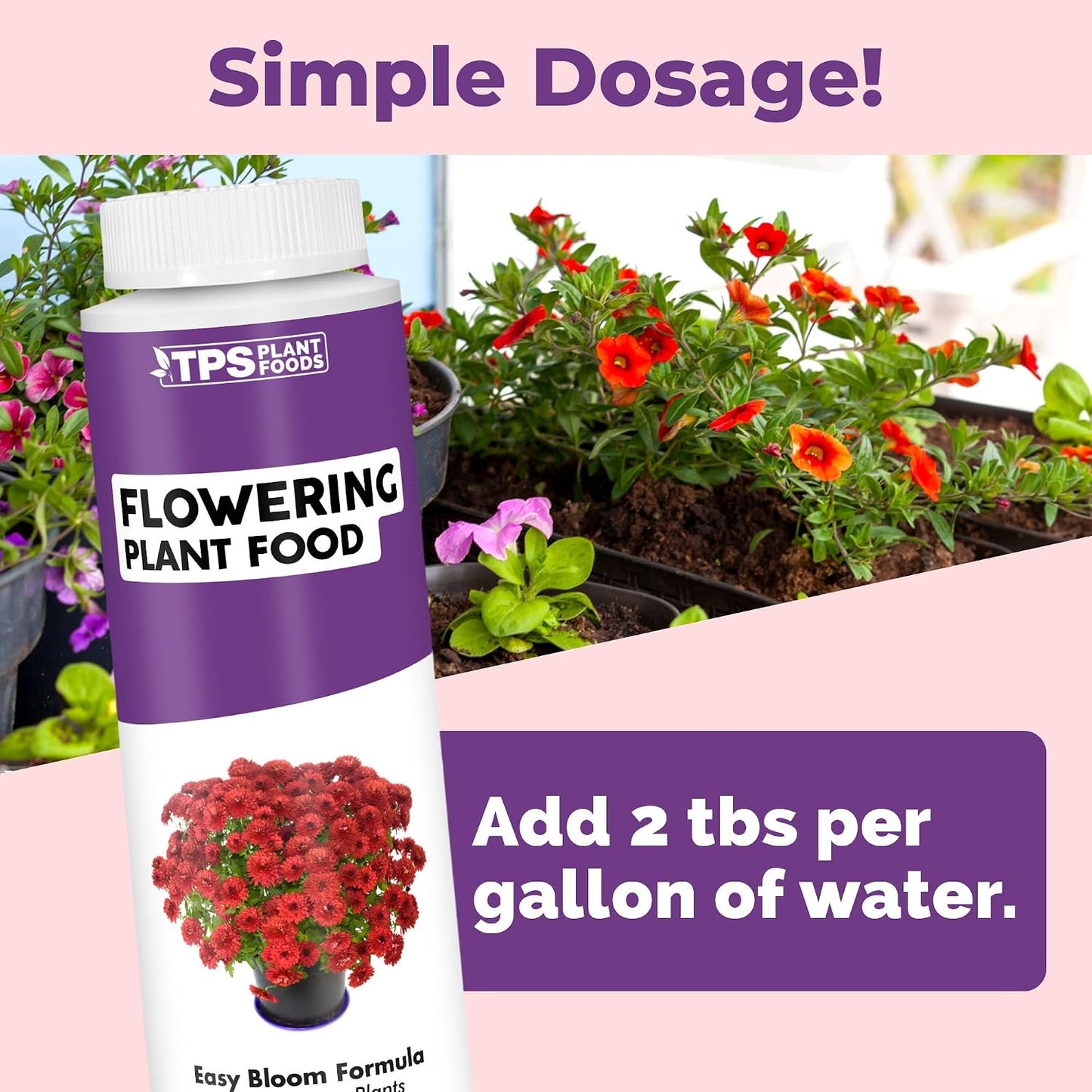 Alimento líquido para plantas con flores 8oz