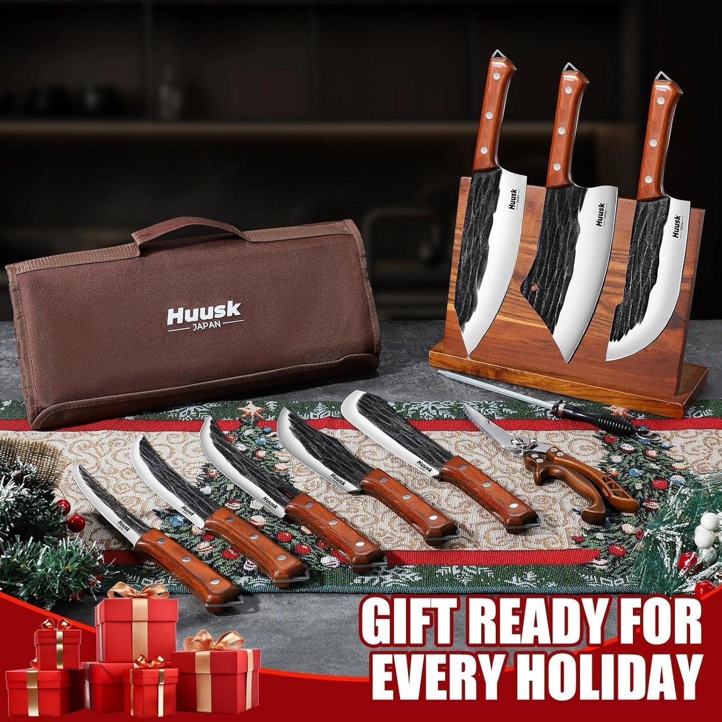 Set Cuchillos Carne Curva para Deshuesar