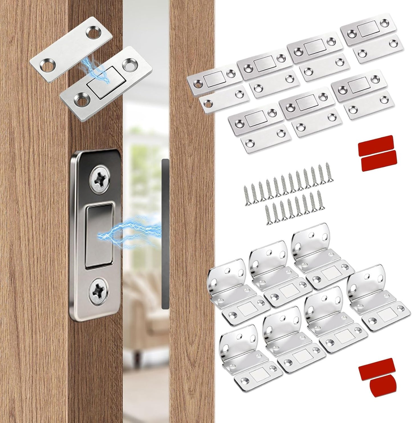 14 Imanes Cierre Magnético Puerta Gabinete
