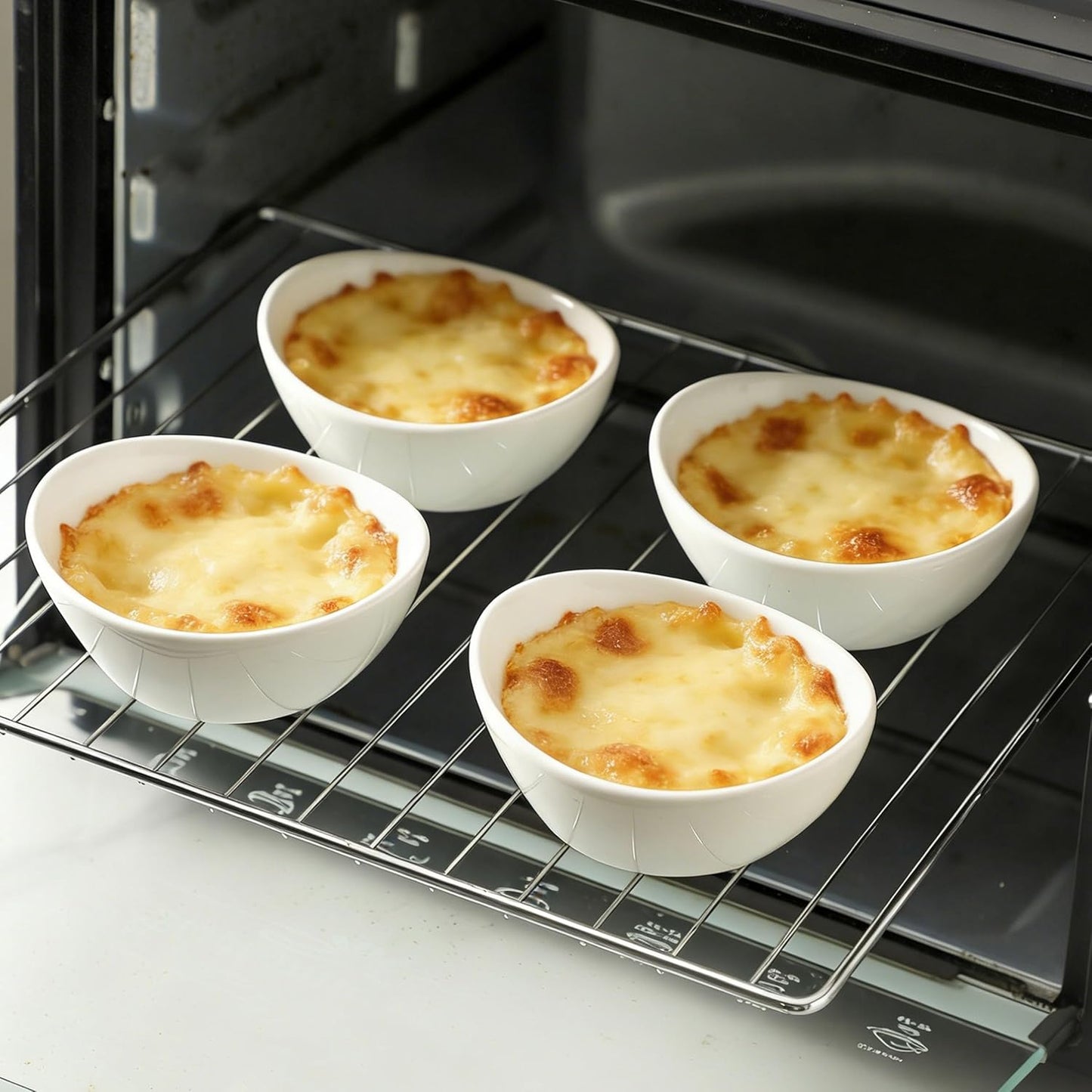 Set 10 Tazones Cerámica para Cremas y Salsas Resistente Horno