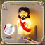 Luz Nocturna Pascua Cristiana Enchufable Giratoria 360