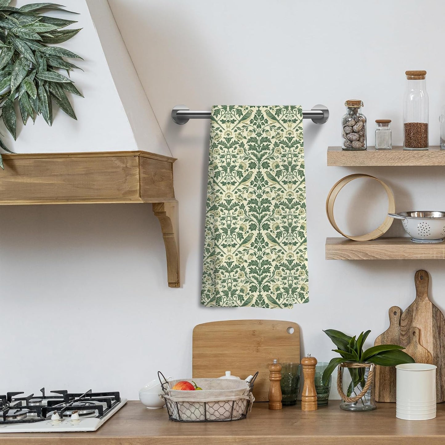 Toallas cocina vintage diseño floral 16x24pulg