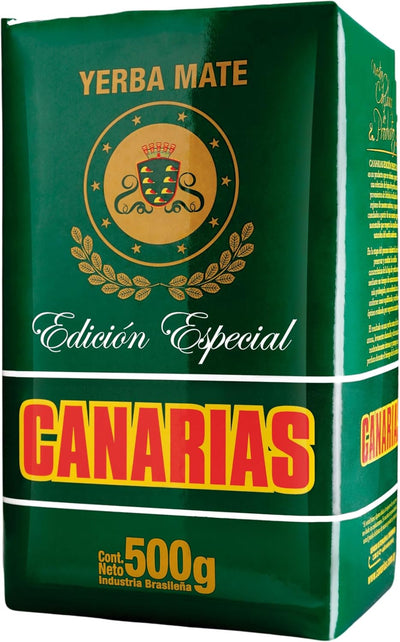 Yerba mate Canarias edición especial corte fino sin tallos sabor fuerte té hojas sueltas estilo uruguayo
