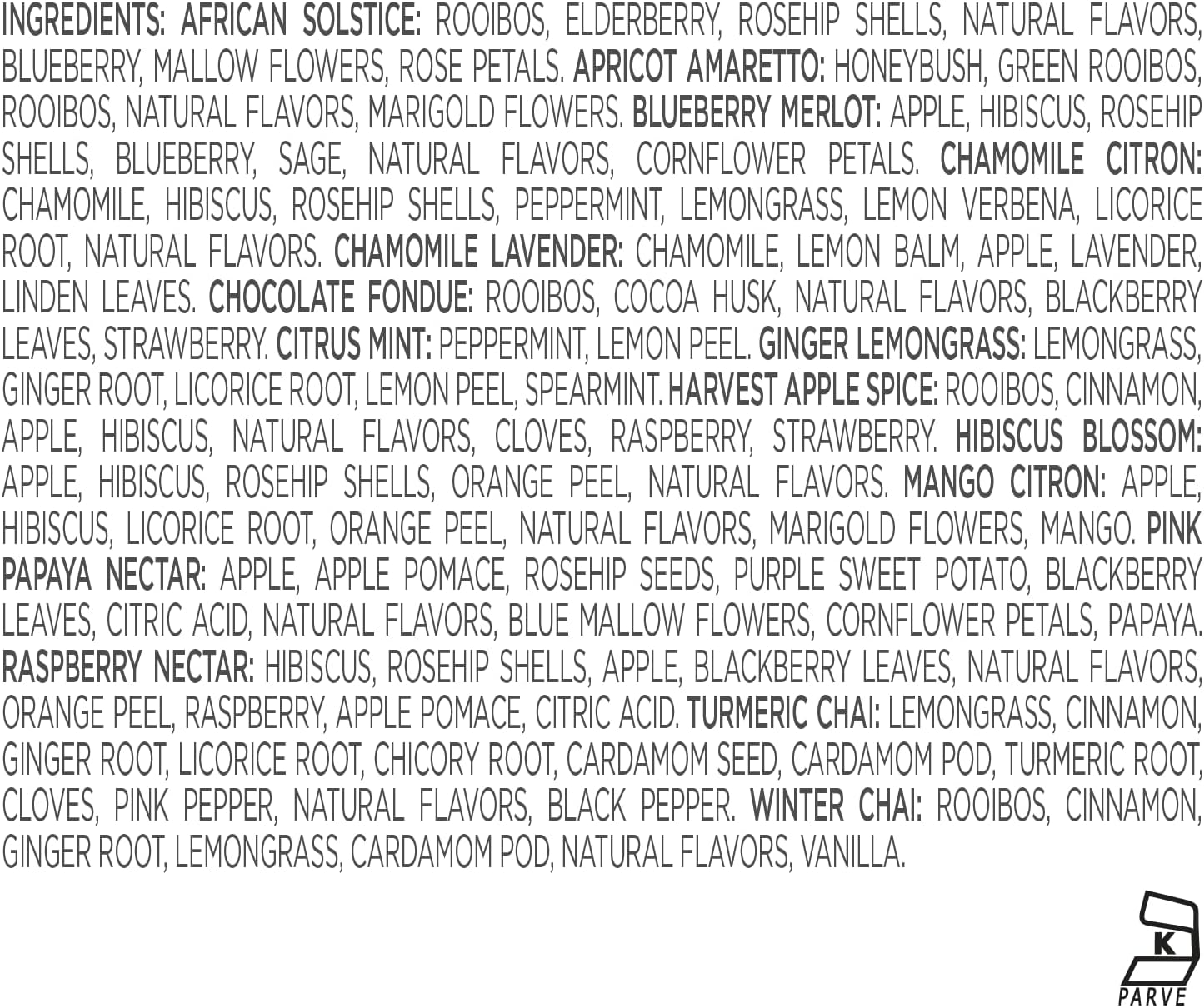 Muestra de té de hojas sueltas Tea Forte variedad 15 bolsas