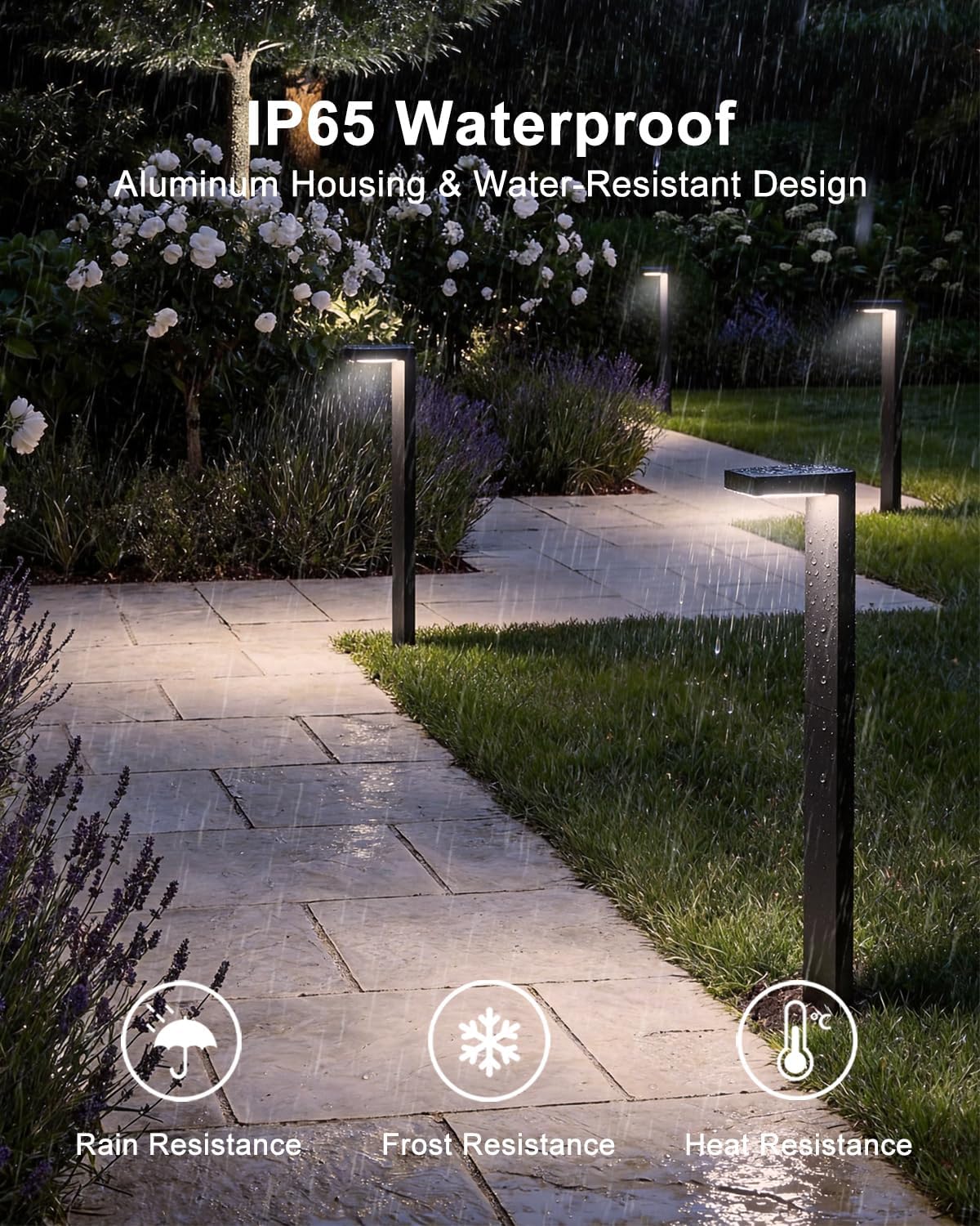 2 Luces LED Exteriores IP65 Aluminio 400LM 4000K