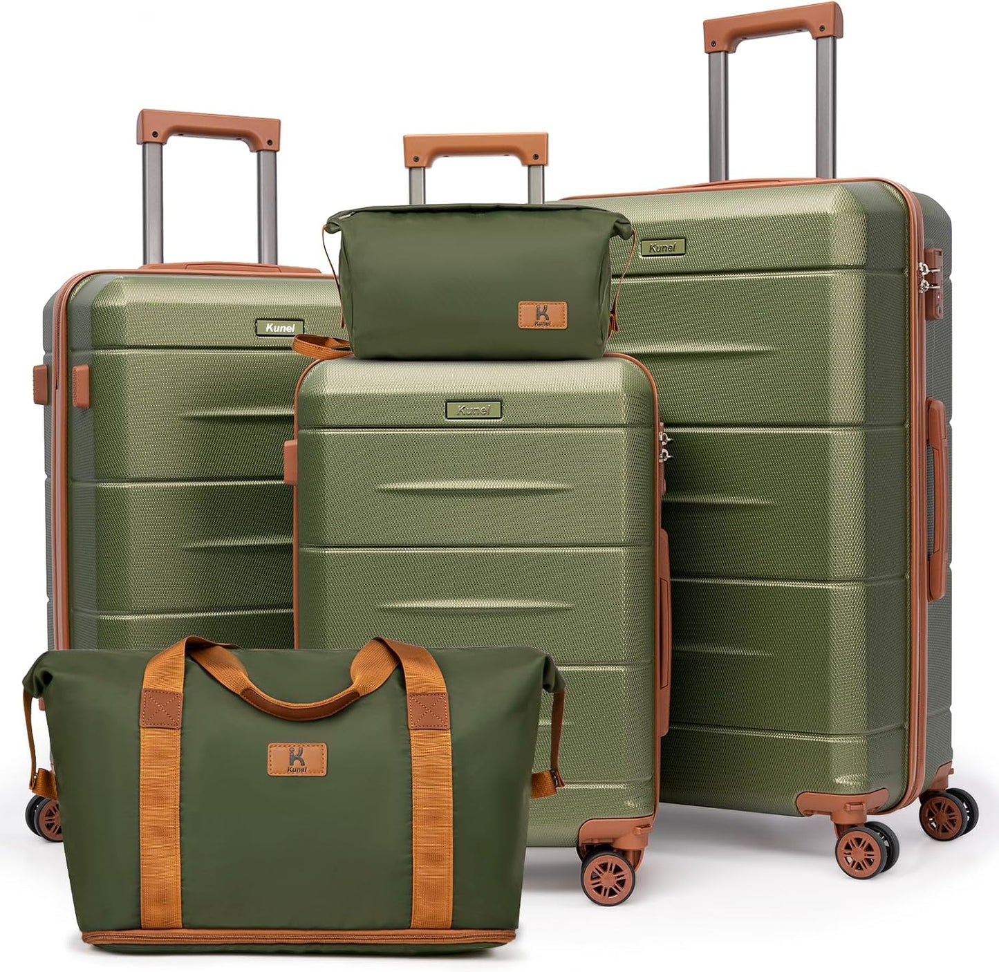 Set 5 maletas rígidas ABS con ruedas 20/24/28 pulg