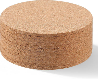 12 Posavasos Corcho Doble Capa 4pulg Absorbente Jardín Patio