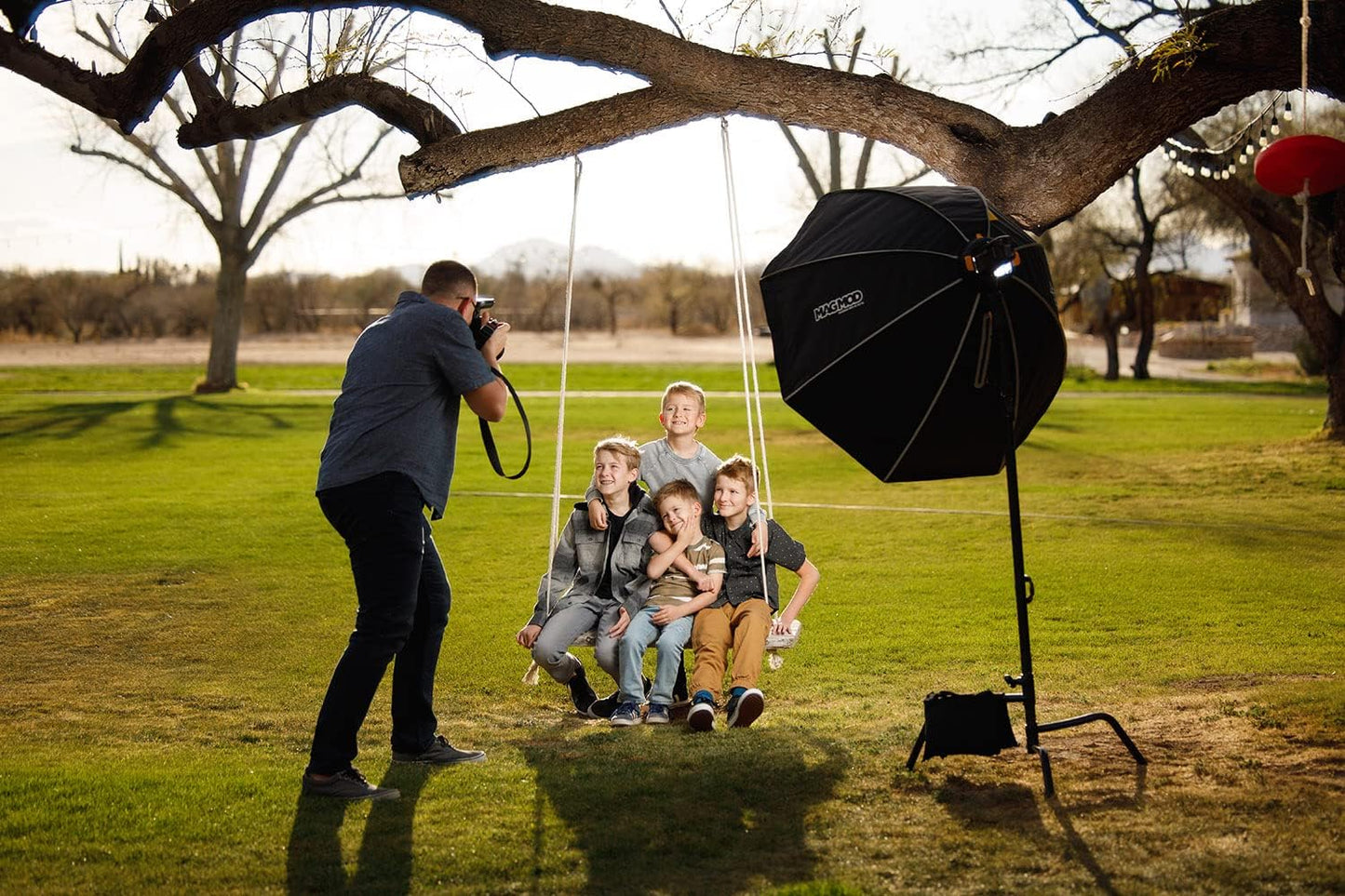 Kit 4 piezas MagBox Pro 42 Octa Softbox y accesorios
