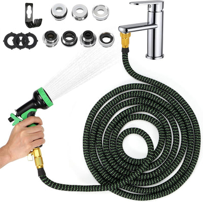 Accesorio manguera grifo 50ft con 7 adaptadores