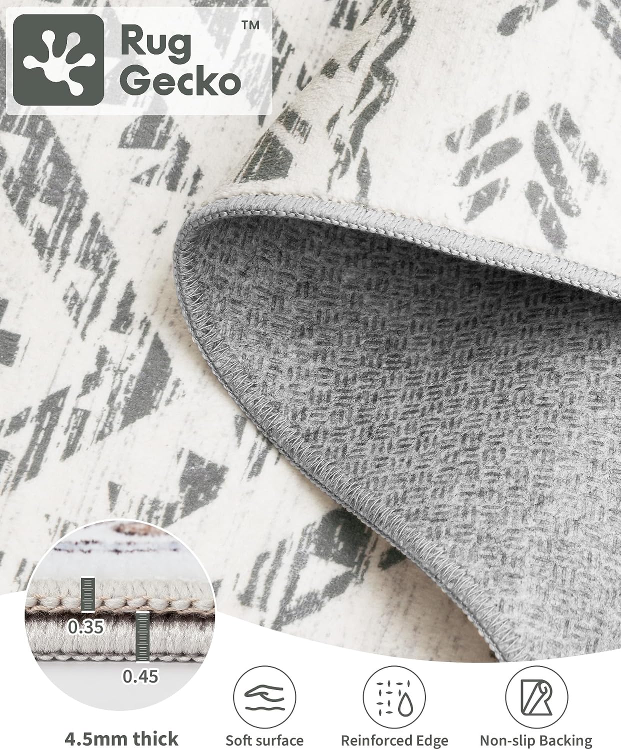 Alfombra plegable suave para sala comedor dormitorio