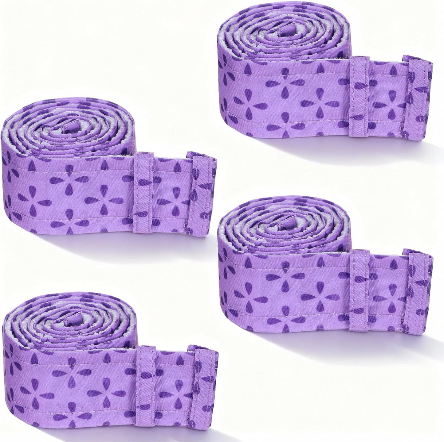 4 tiras para hornear pasteles reutilizables morado