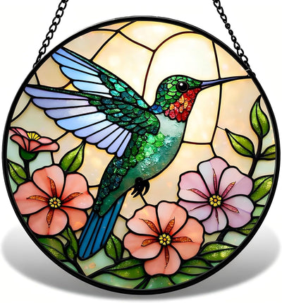 Atrapasoles colibrí cristal decoración hogar 6.3pulg