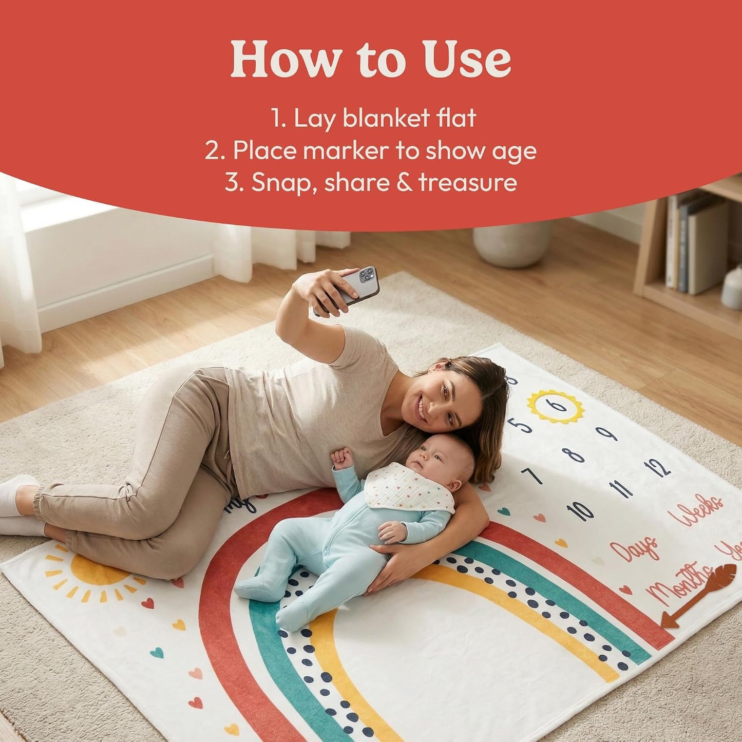 Manta antiarrugas para bebé niña 152x101cm con babero