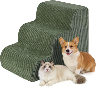 Escaleras para perros cama 17.7pulg 3 escalones espuma hasta 50lb