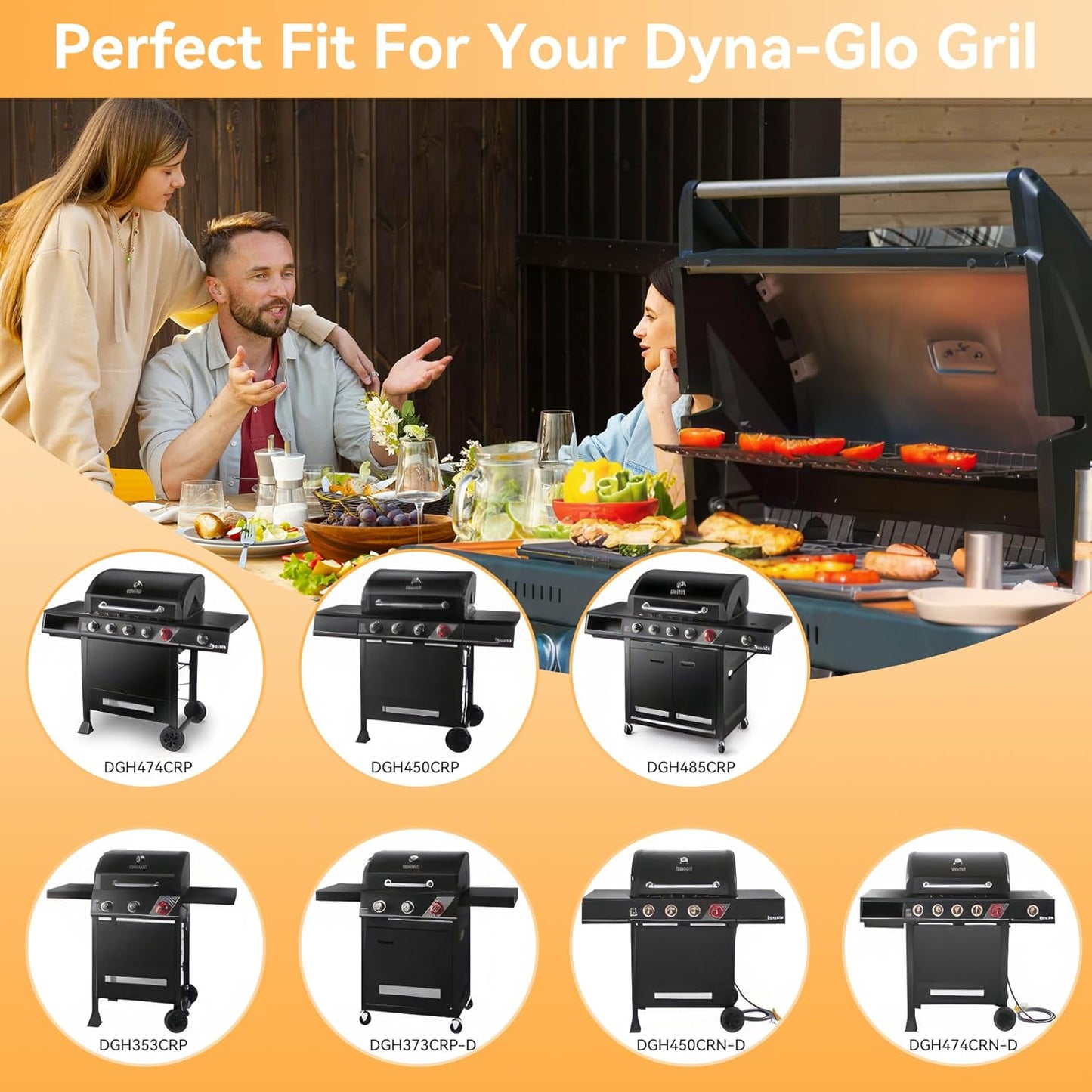 Placa calor acero porcelanizado parrilla Dyna-Glo