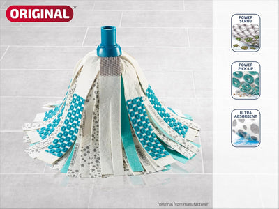 Cepillo limpieza 3en1 microfibra 3.3x3.3x12.2pulg turquesa