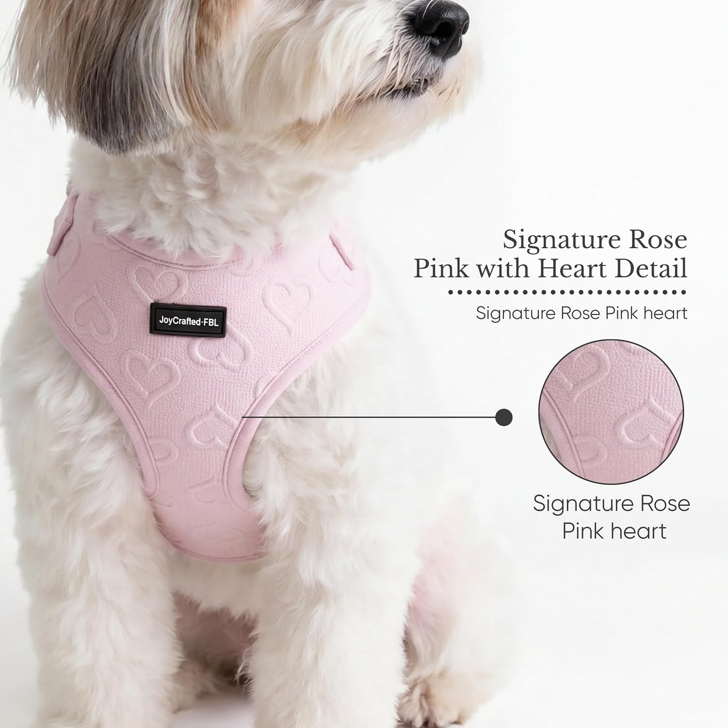 Arnés neopreno transpirable para perros XXS-L rosa