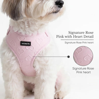 Arnés neopreno transpirable para perros XXS-L rosa