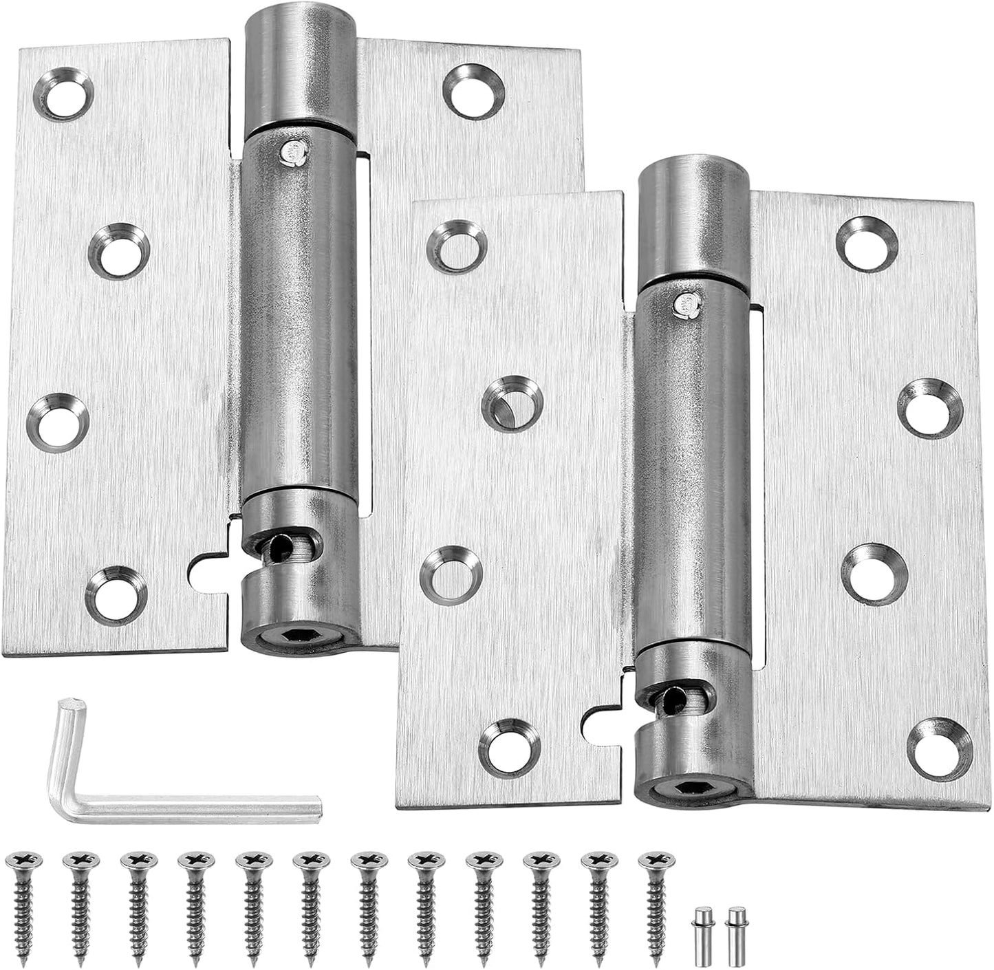 Bisagra puerta resorte 4pulg acero inox con llave S