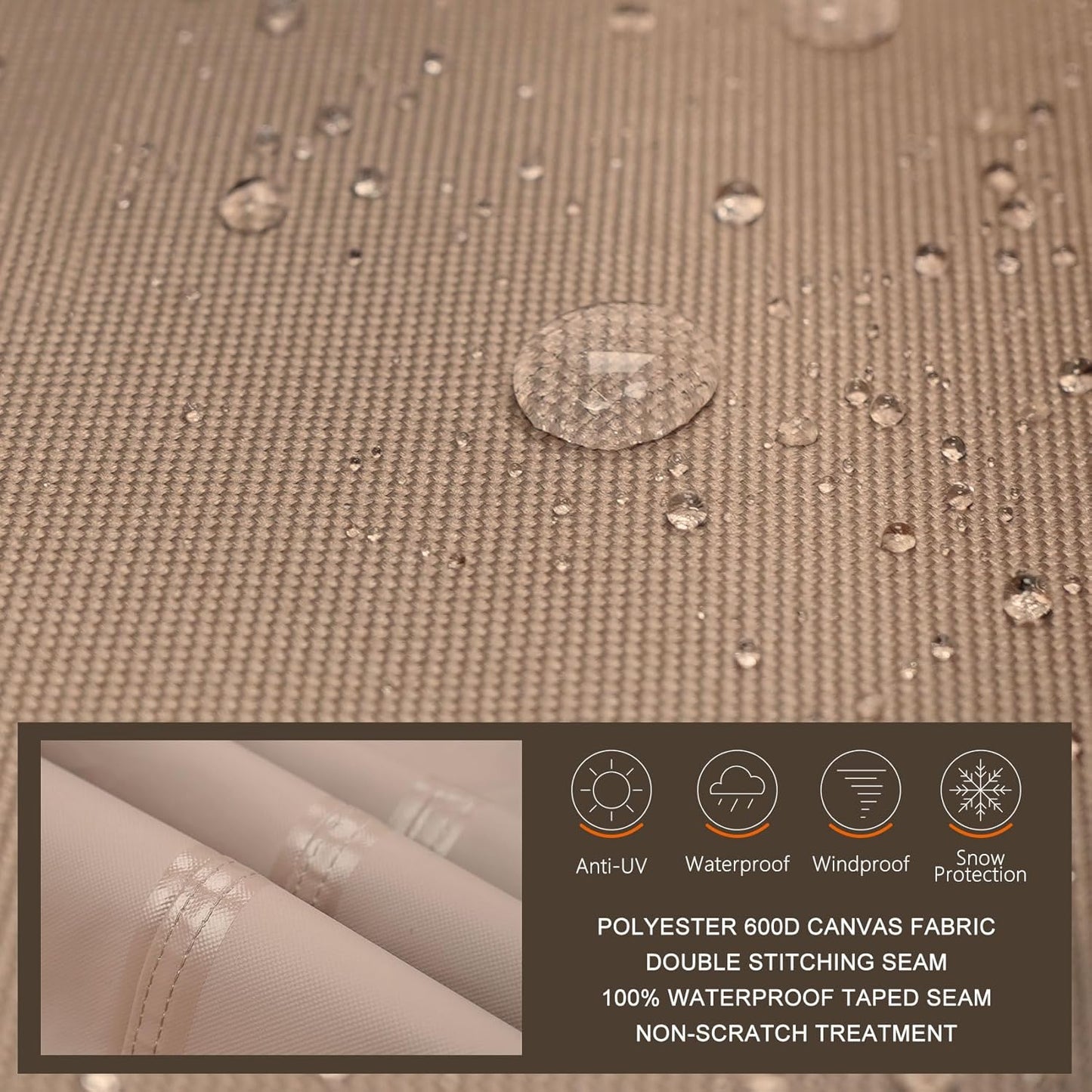 Cubierta impermeable para hielera patio 32x18x32pulg