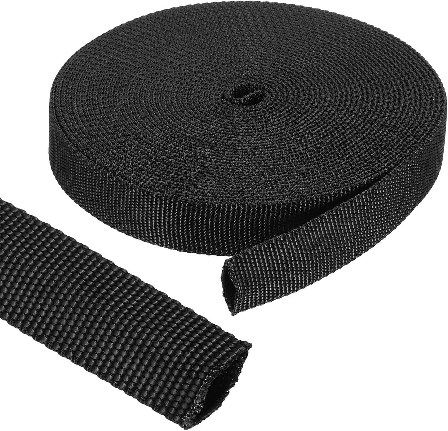 Funda protectora nailon manguera 0.6pulg cubierta cable 26ft