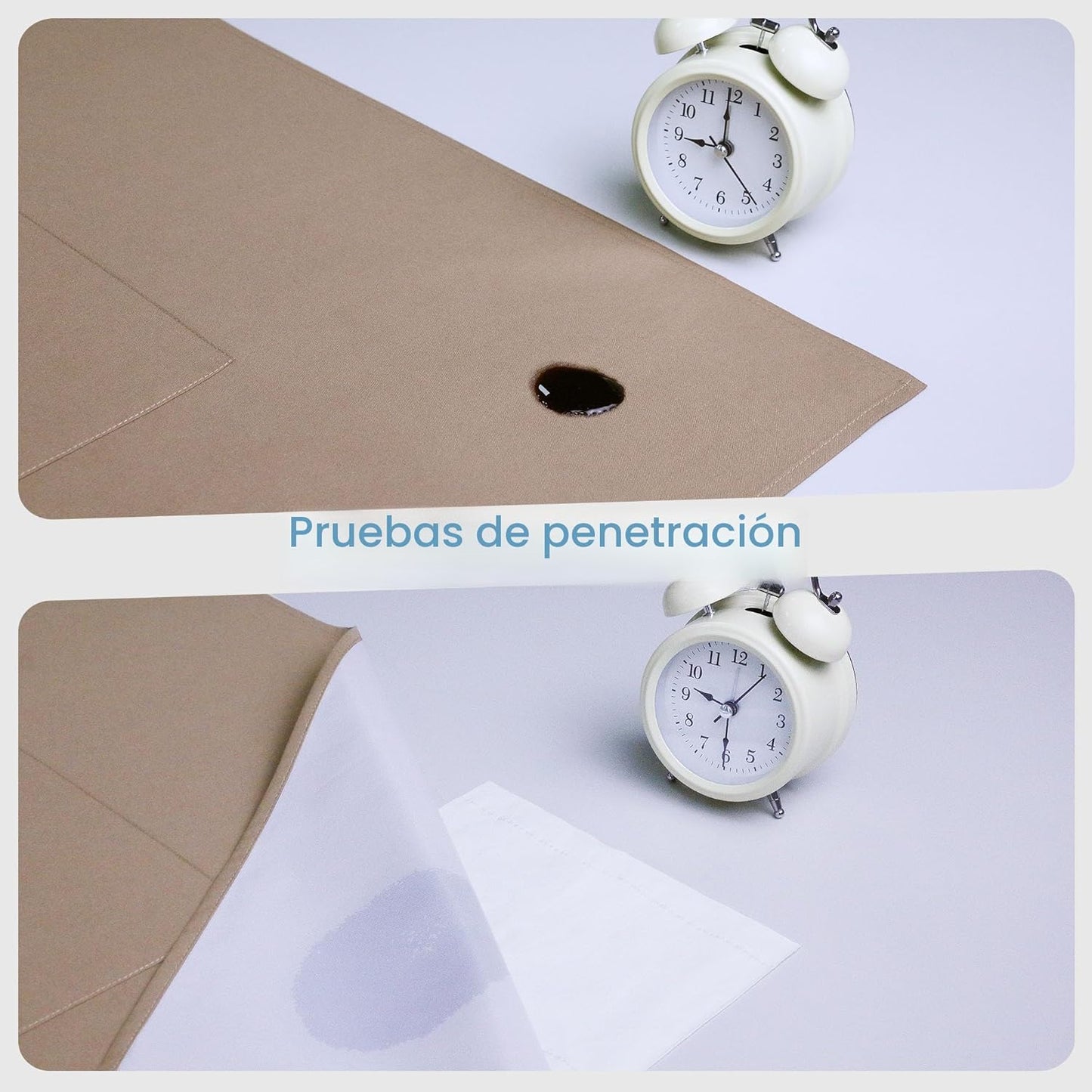 Delantal Chef 2 Pzas Impermeable con Bolsillos Correa Ajustable
