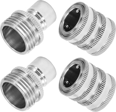 Conectores rápidos acero inox 3/4pulg GHT set 2