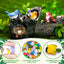 36 Pzas Pájaros Resina Decoración Mini Jardín y Hogar