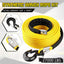 Kit cable cabrestante sintético 3/8x100ft con funda y gancho