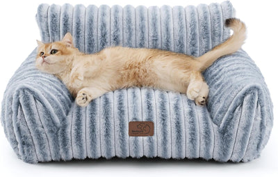 Sofá para gatos con forro polar suave lavable
