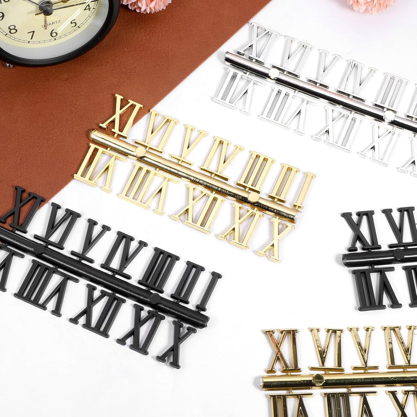 Kit 6 números reloj romanos digitales para bricolaje