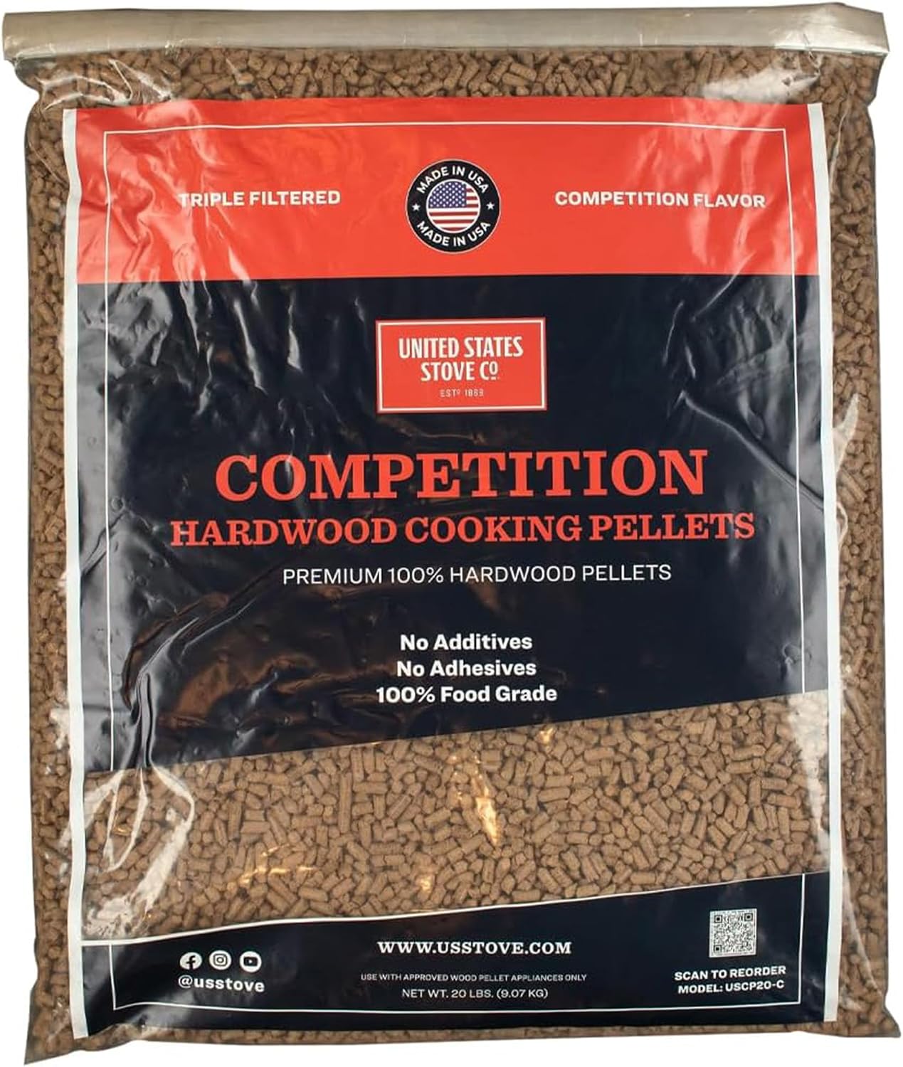 Bolsa pellets cocina 20lb