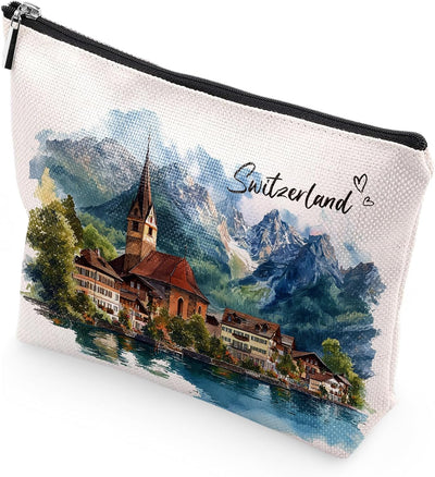 Bolsa maquillaje souvenir Escocia para viajeras mujeres