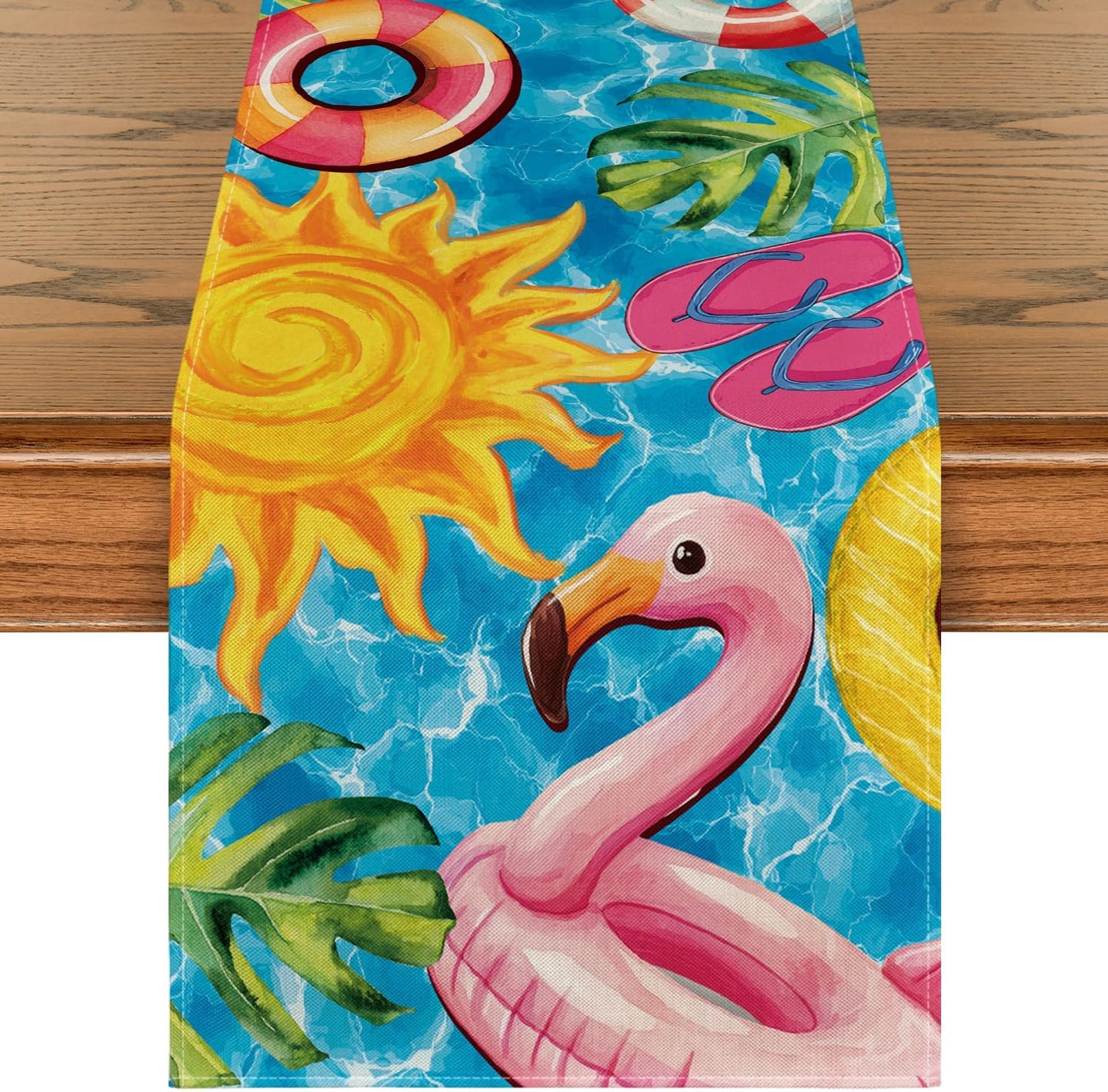 Anillo natación piscina 13x72pulg decoración mesa